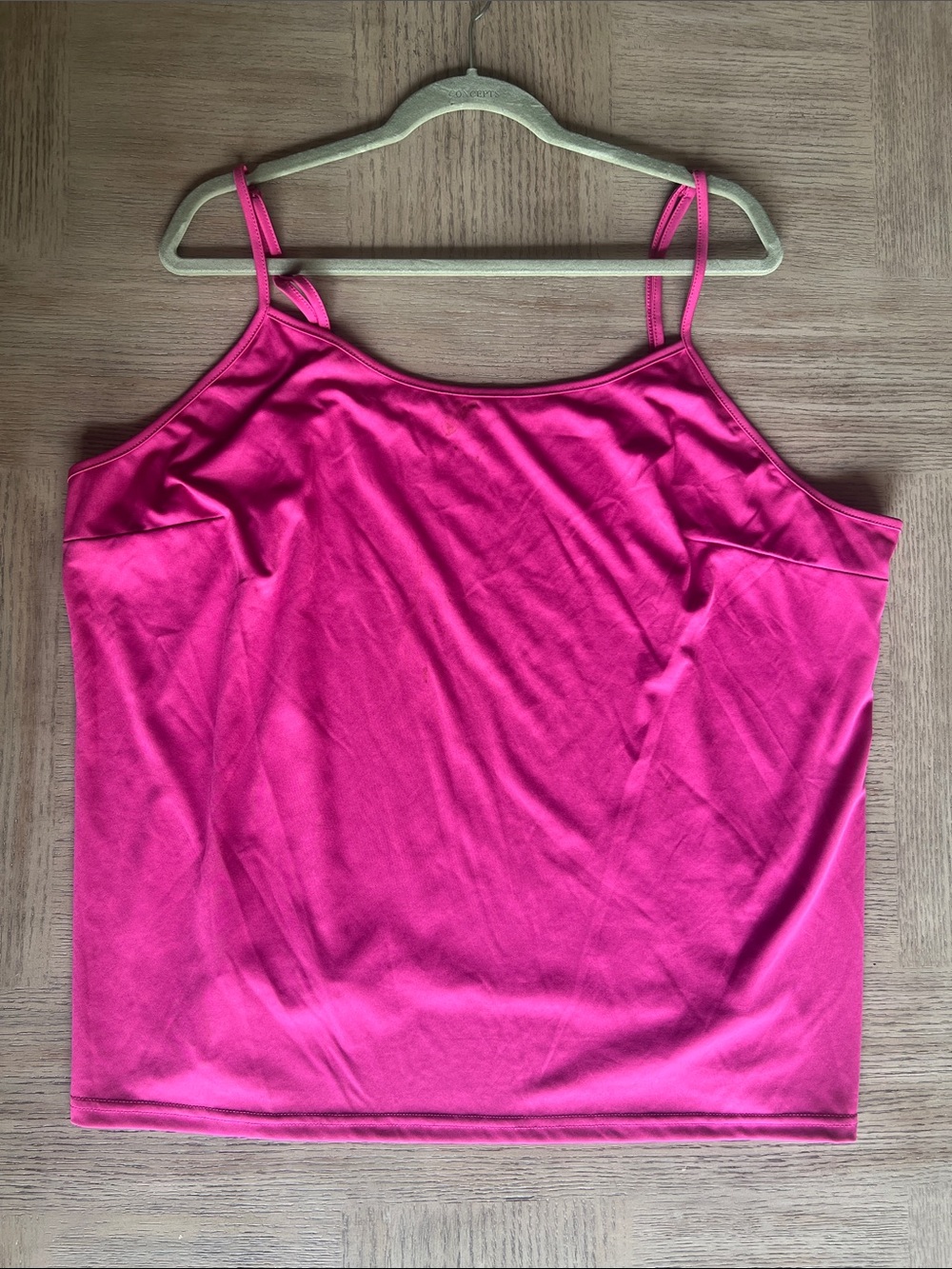 Women’s Pink Spaghetti Strap Tank Top